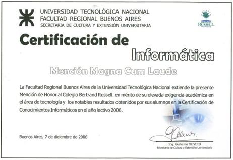 Diploma UTN